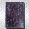 Обложка для паспорта 176875 кожа черн крокодил OfficeSpace