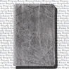 Обложка для паспорта 311090 серебро кожа тиснение фольгой OfficeSpace
