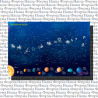 Карта Звездное небо/Созвездия свет в темн 90*60см Геодом
