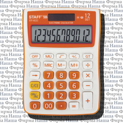 Калькулятор 6222 STF оранж Staff