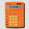 Калькулятор 888-STF/ 250453 12-разр орнажев Staff